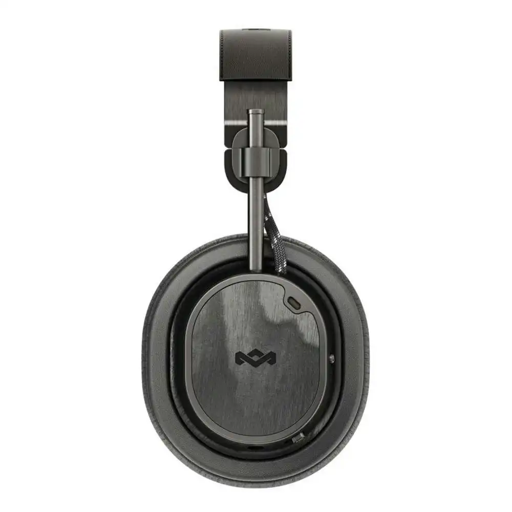 House of Marley ANC Noise Cancelling Bluetooth 5.0 Headphones w/Mic Black Exodus