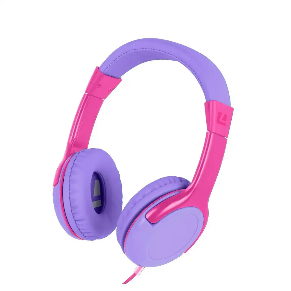 Liquid Ears Volume Limited Headphones w/3.5mm for Kids Music/Gaming 3+ Unicorn
