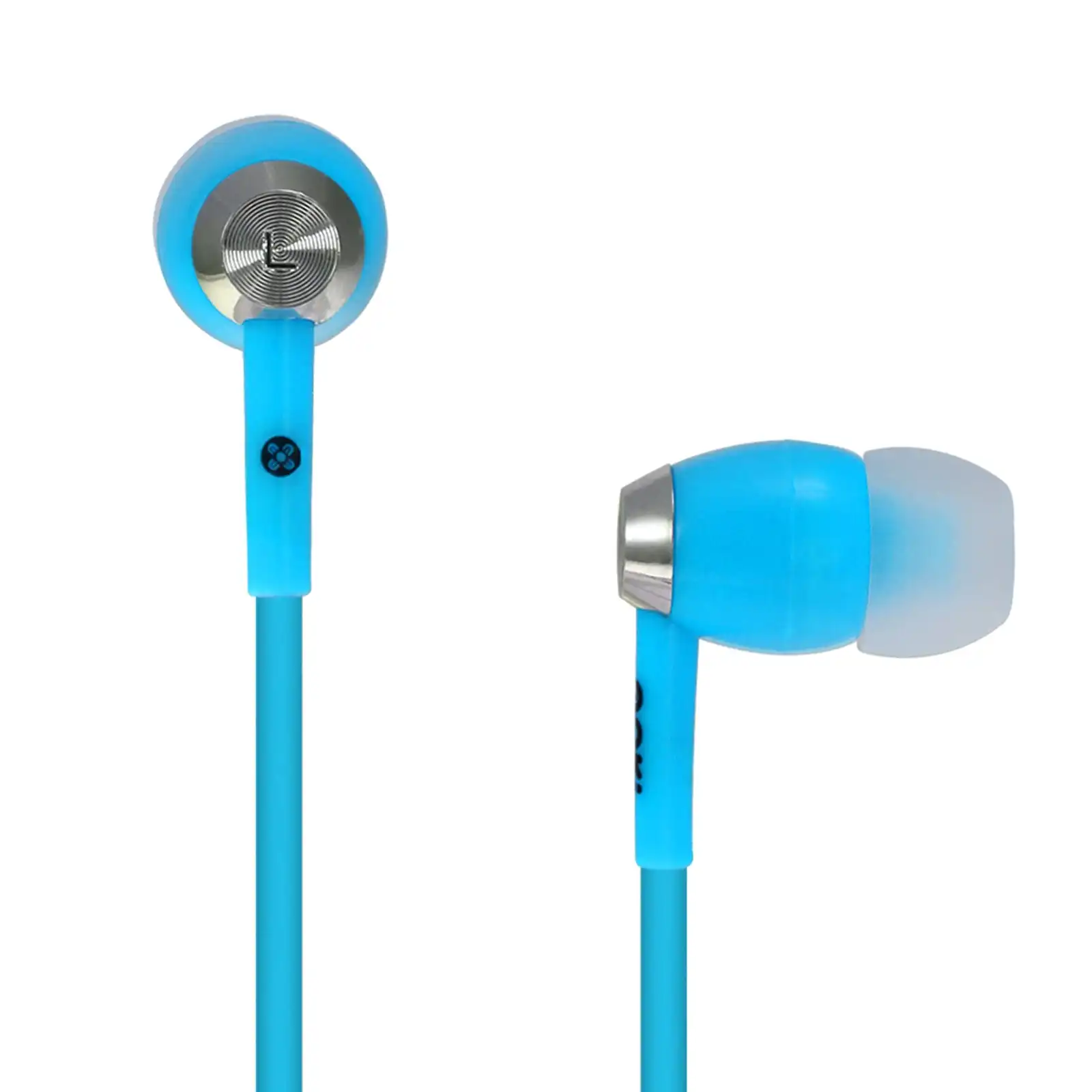 Moki Noise Isolation Hyperbuds Headphones 3.5mm Earphones for iPhone/Android BL