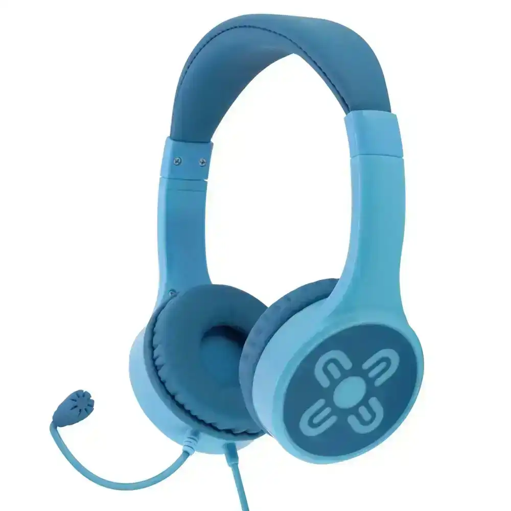 Moki ChatZone Blue 3.5mm Kids Adjustable Microphone Ear/Headphones Boom