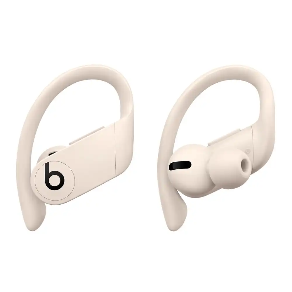 Beats Powerbeats Pro Wireless Bluetooth In Ear Hook Sport Earphones Ivory w/Case
