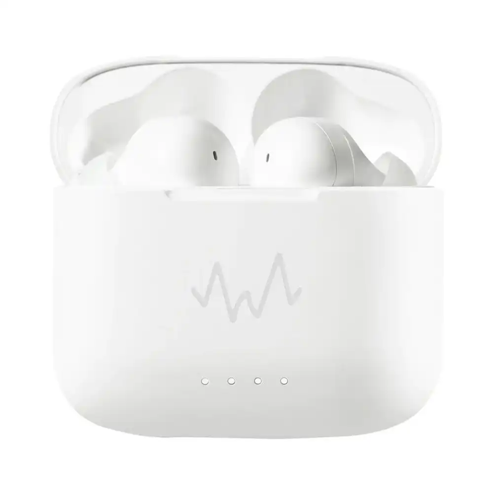Wave Audio ANC True Wireless BT Earbuds Iso Elite Series For Smartphones White