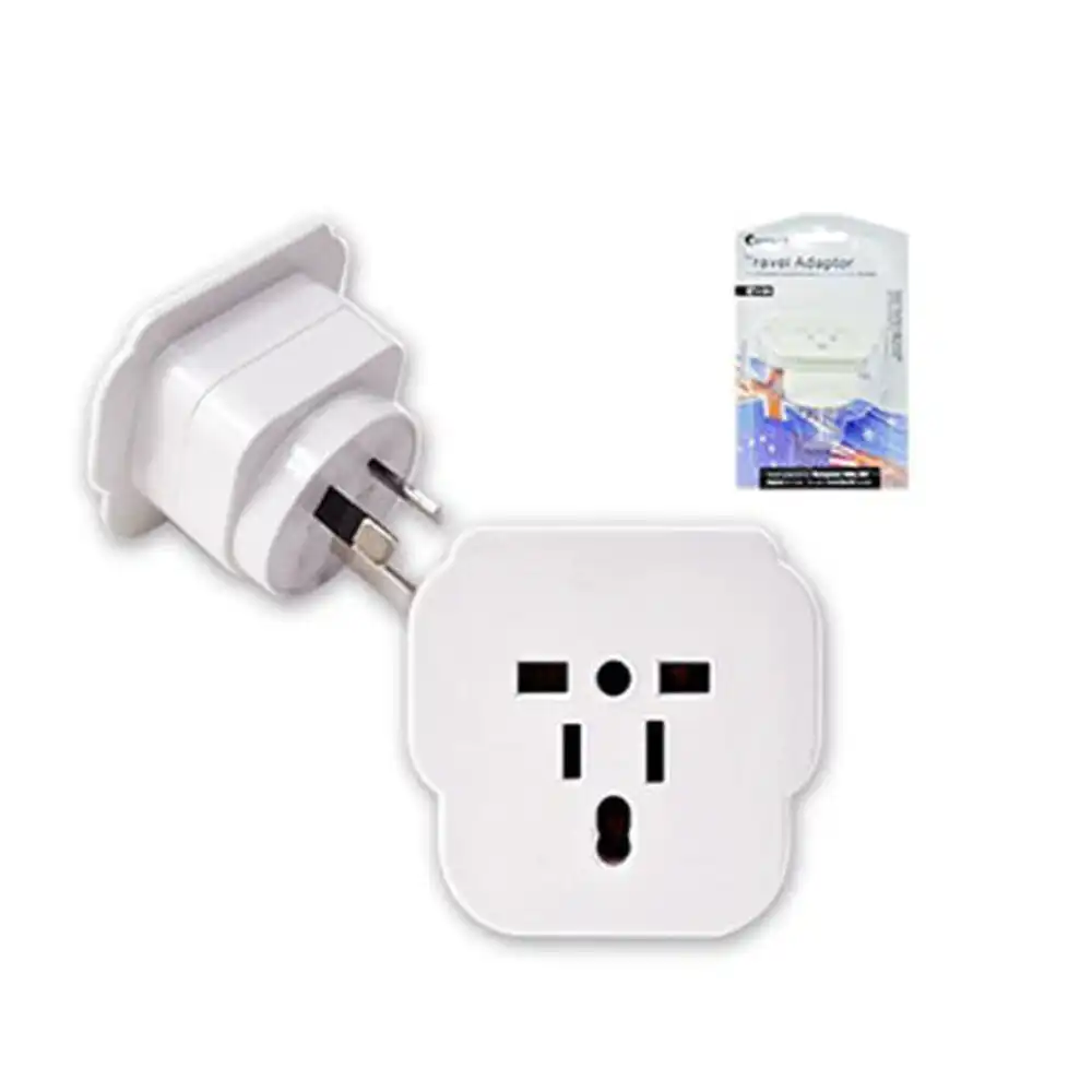 Sansai Universal Travel Power Adapter Outlet UK EU US CA Sockets to AU/NZ Plug