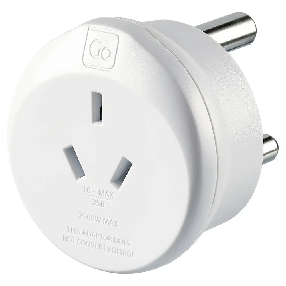 Go Travel AU/NZ To SOUTH AFRICA Adapter 3 Pin Wall Power Outlet Plug Socket
