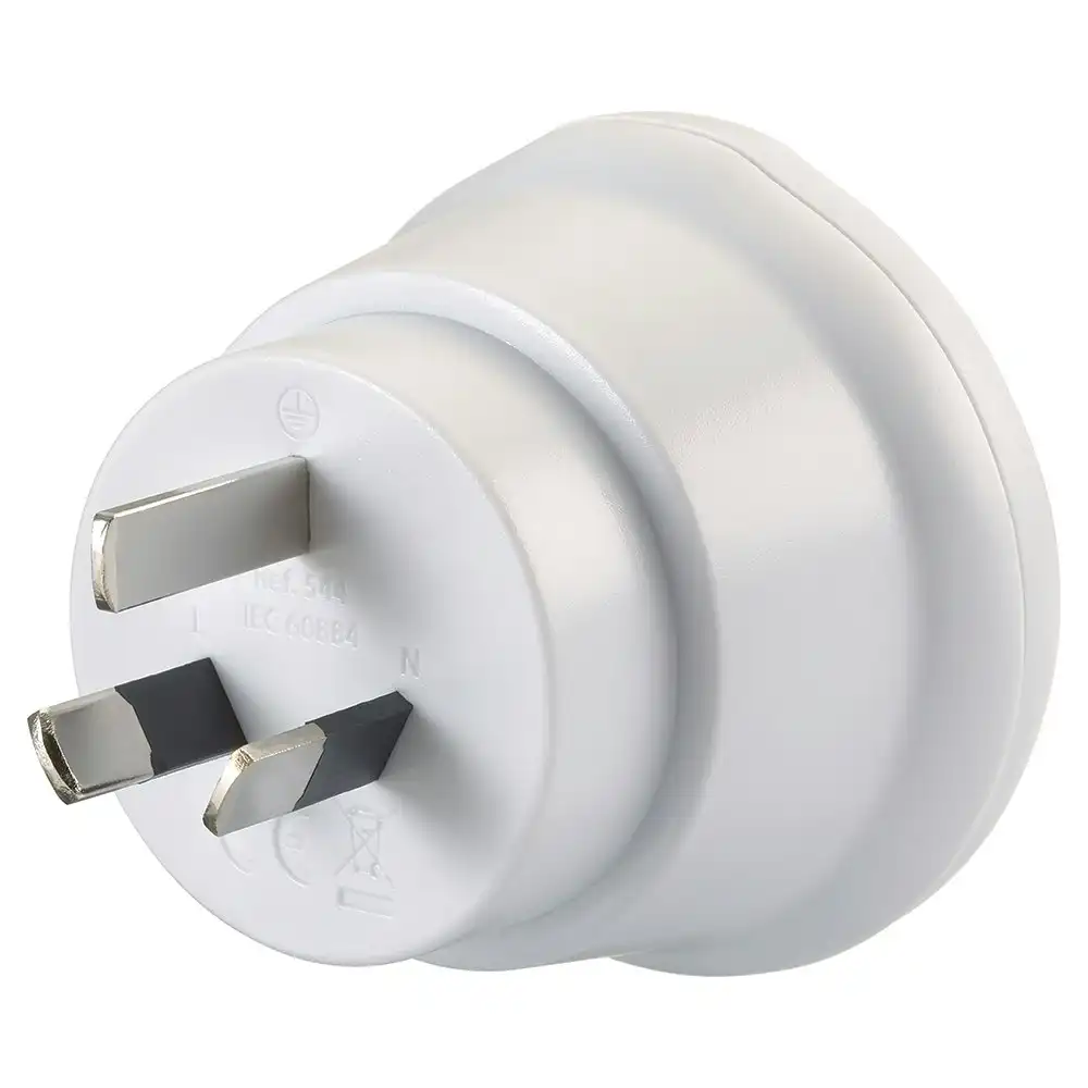 Go Travel EUROPE To AU/NZ/CHINA Adapter 3 Pin Wall Power Plug Outlet Socket