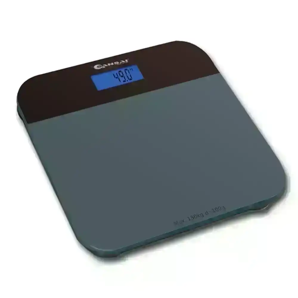 Sansai Digital Personal Bathroom Scale Precision Glass Body Weight Measure