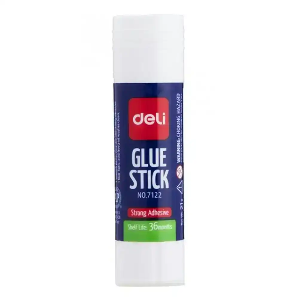 12x Deli 36g Glue Stick Paste Washable Acid Free Adhesive Craft School/Office