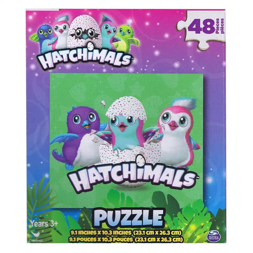 48pc Hatchimals Birds Background Jigsaw Puzzle Educational Kids/Child Toy Green