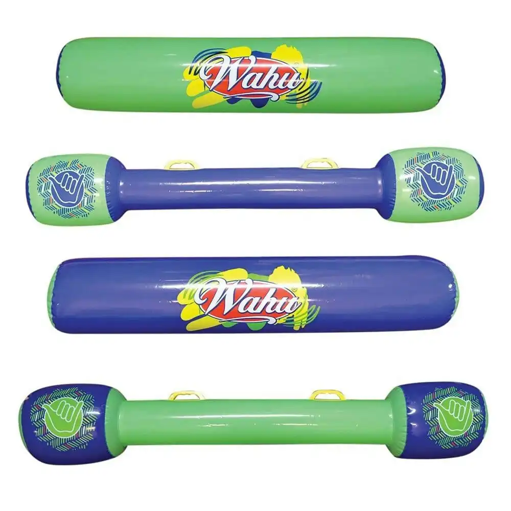 4pc Wahu Tube Wars Inflatable Water Toy 140cm Paddles/125cm Base Tubes Kids 6y+