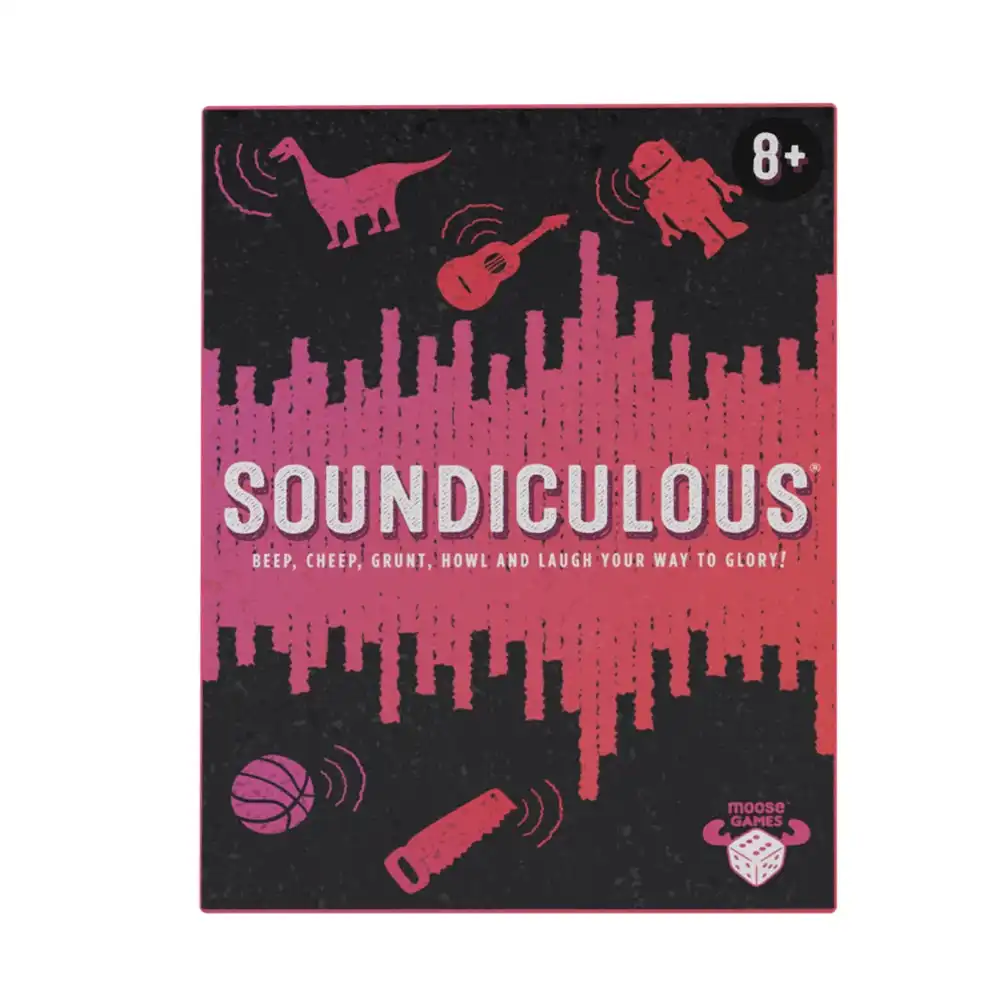 Moose Games Soundiculous Rediculous Sounds Tabletop Family/Kids/Party Game 8+