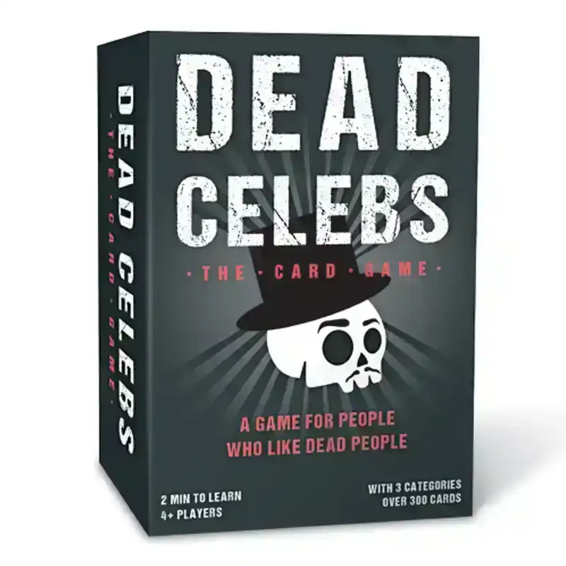 Gift Republic Dead Celeb Celebrity Challenge Travel Trivia Guessing Card Game