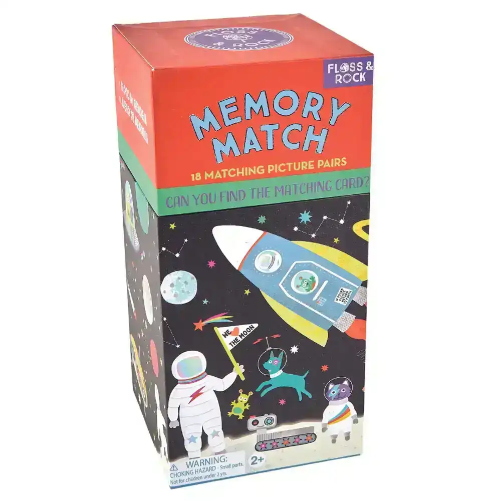 36pc Floss & Rock Memory Match Space Picture Card Game Kids/Children Toy 2y+