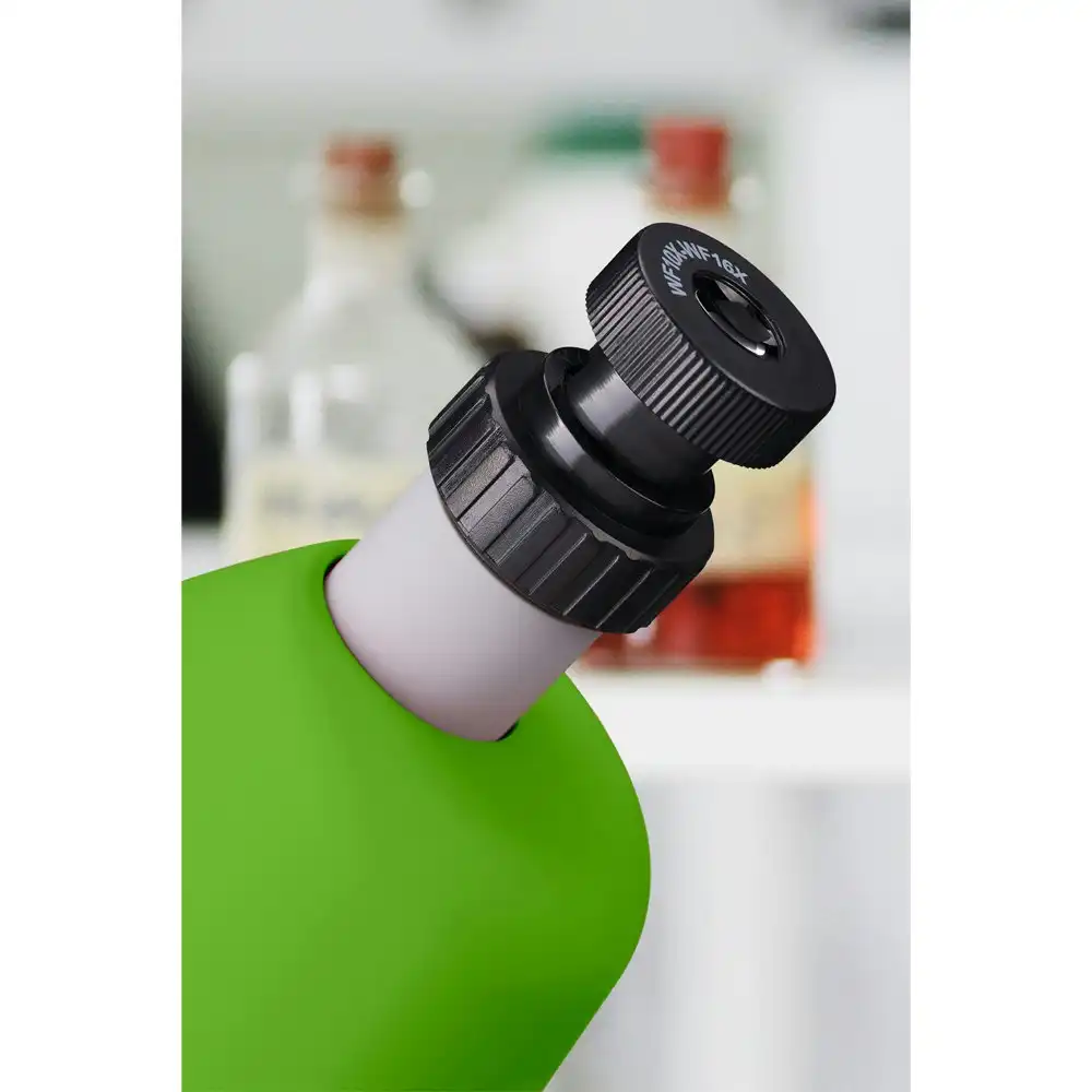 Bresser Junior Science Lab 40-640x Microscope w/ Smartphone Holder 8y+ Green