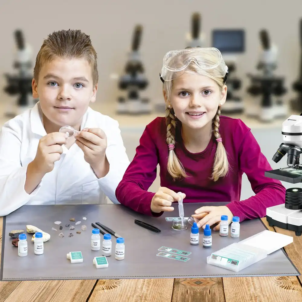 40pc Bresser Junior Microscope Accessories w/ Smart Slides Set Kids/Children 8y+