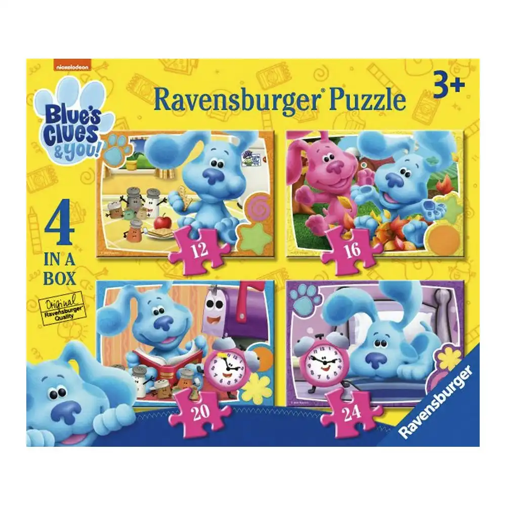 Blues Clues & You 4-in-1 Ravensburger Puzzle Set Kids Educational Play Toy 3y+