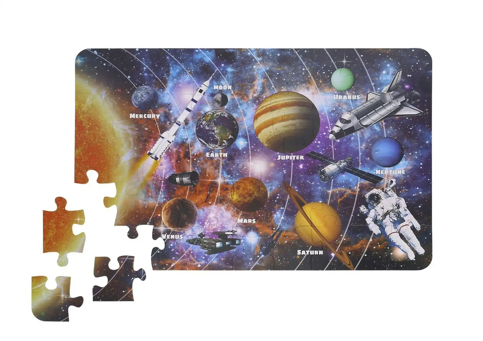 46pcs Tookyland Kids/Children's Solar System Jigsaw Floor Puzzle 17 x 11cm 3+