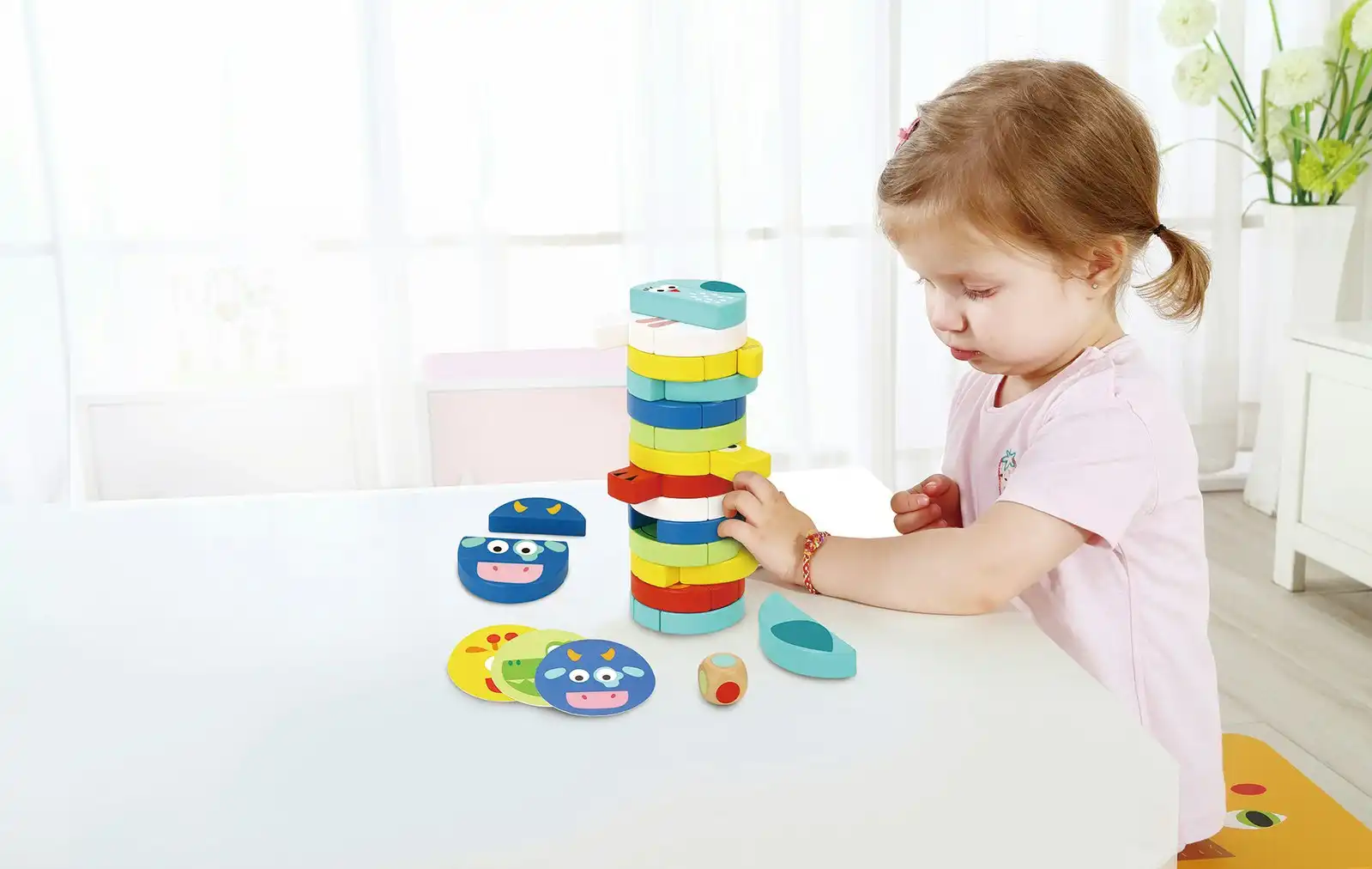 Tooky Toy Toddler/Children's Stacking Fun Educational Activity Game Animal 3+