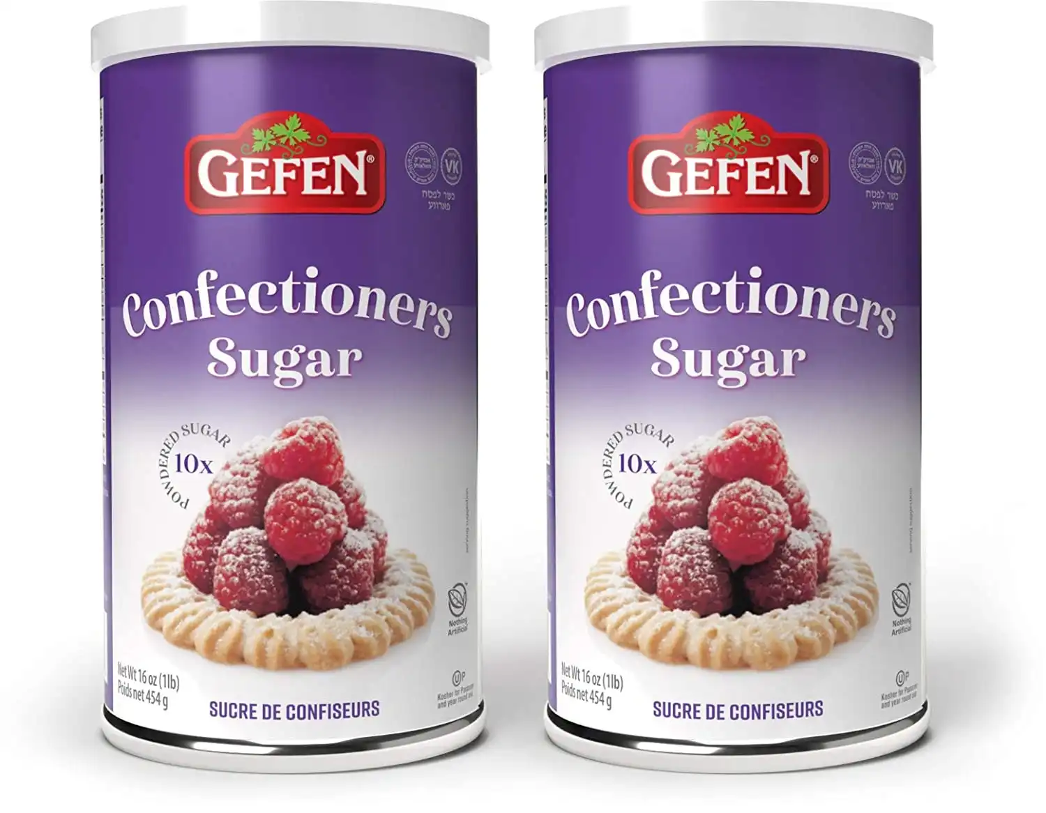 Gefen Confectioners Sugar 454g x 2