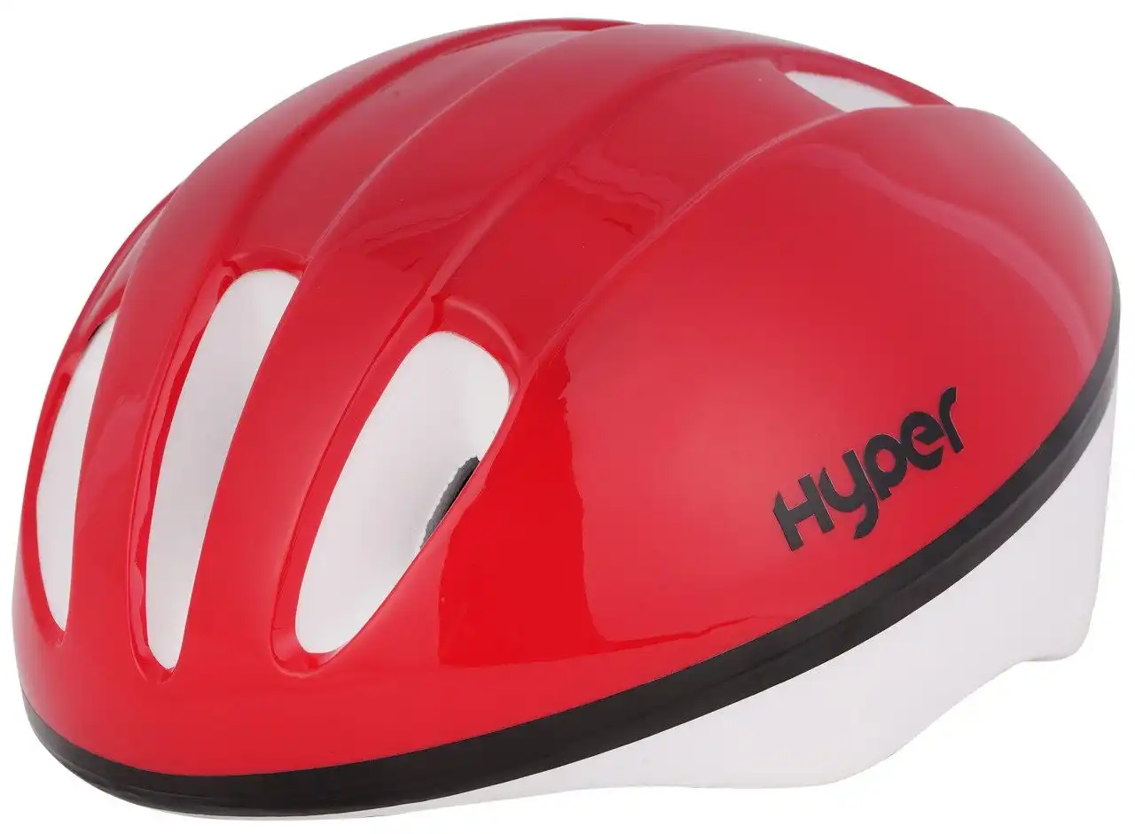 Kids Bike Helmet 54-58Cm W/Dial Fit - Red