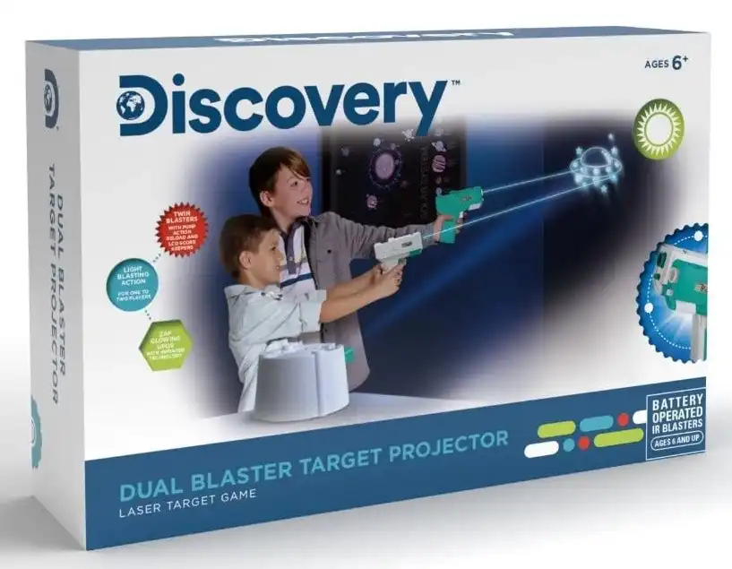 Discovery Kids Dual Blaster Target Projector