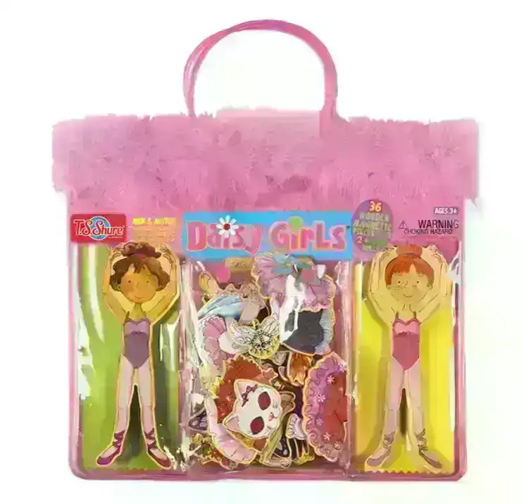 36-Piece Magnetic Wooden Dress-Up Doll Set (Daisy Girls Princess)