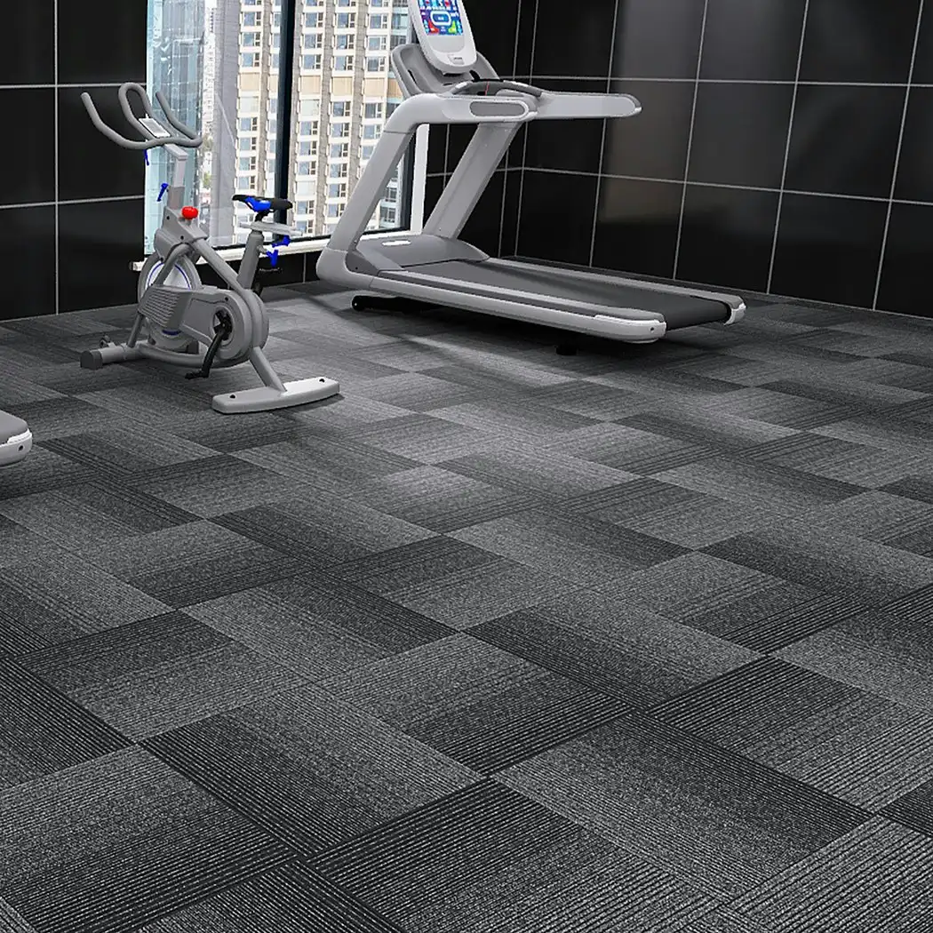 Marlow 20x Carpet Tiles 5m2 Box Heavy Commercial Retail Office Gym Flooring