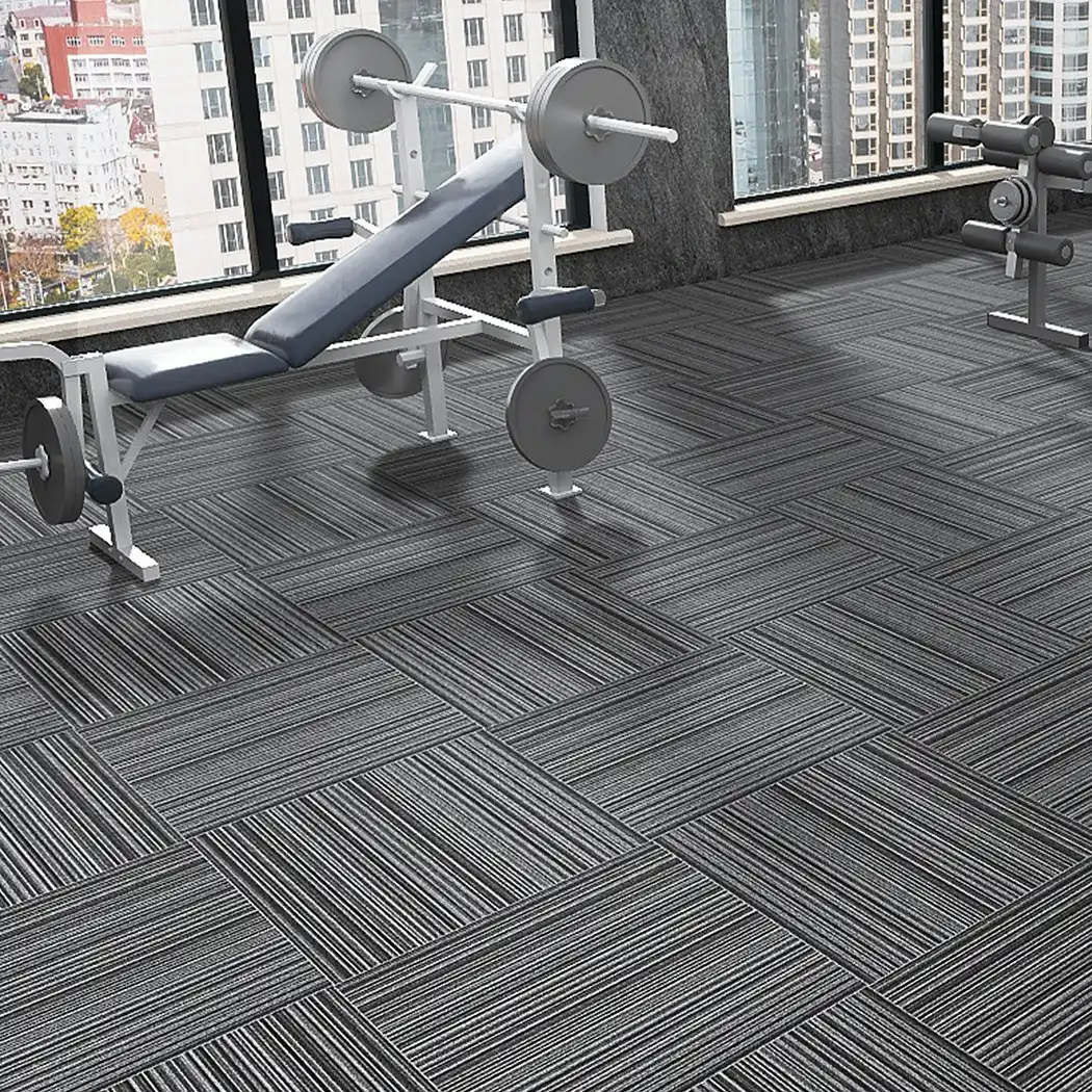 Marlow 20x Carpet Tiles 5m2 Box Heavy Commercial Retail Office Gym Flooring