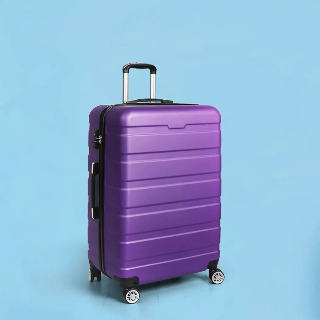 Slimbridge 28" Luggage Case Suitcase Travel Packing TSA Lock Hard Shell Purple