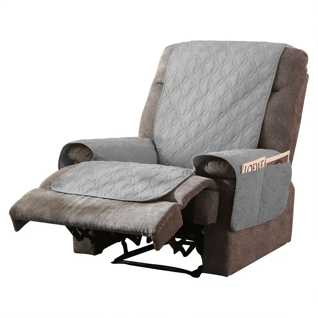Marlow Recliner Sofa Slipcover Protector Mat Massage Chair Waterproof M Grey