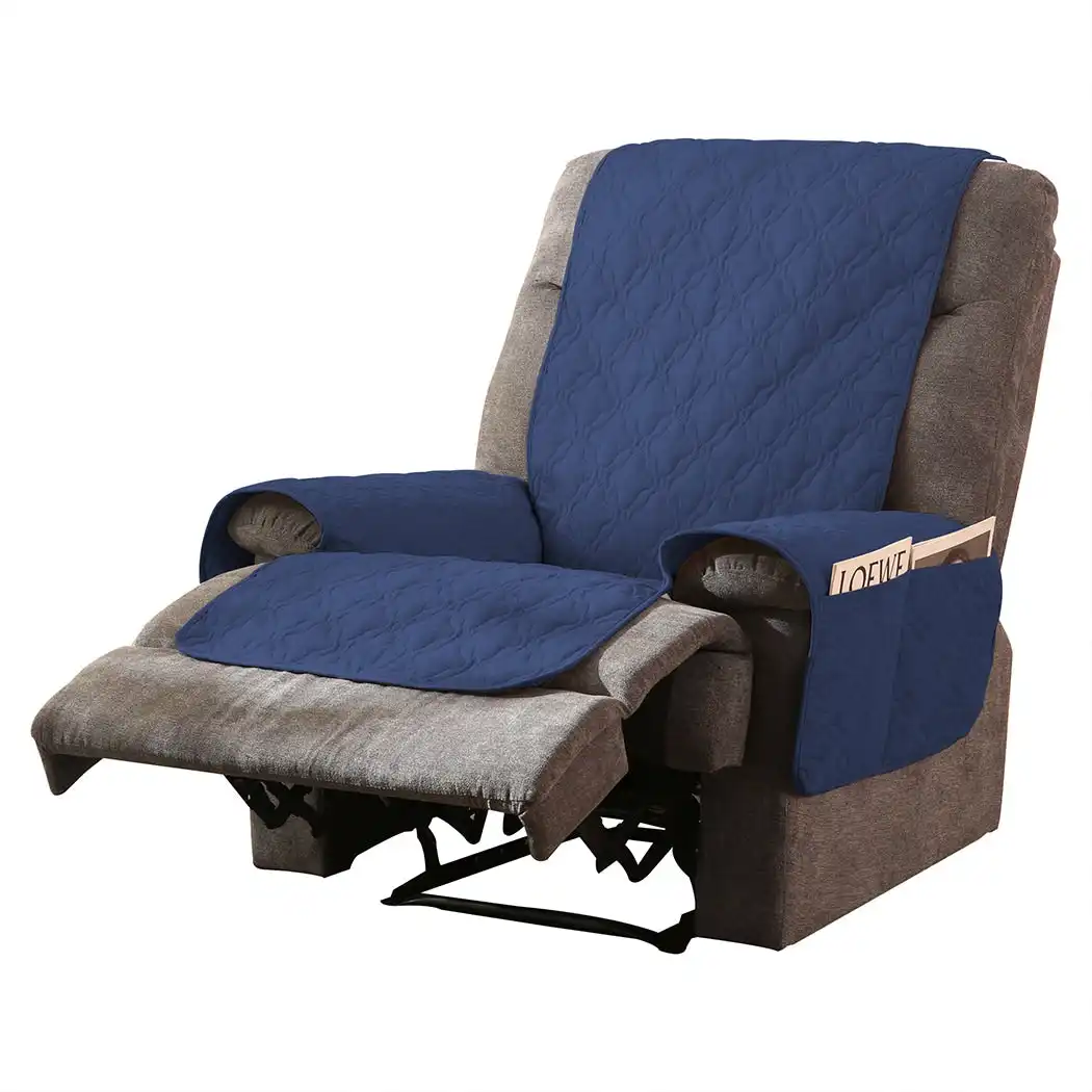 Marlow Recliner Sofa Slipcover Protector Mat Massage Chair Waterproof M Navy