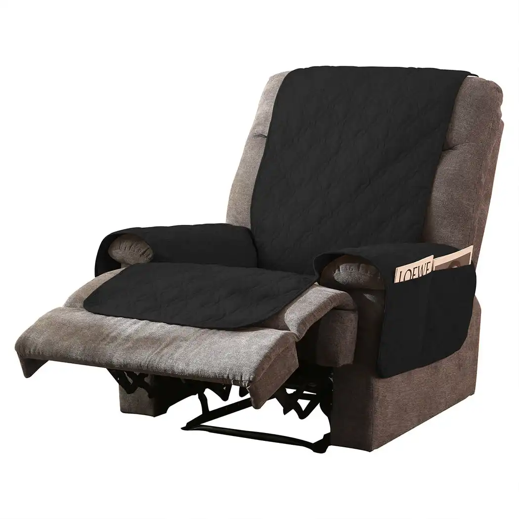 Marlow Recliner Sofa Slipcover Protector Mat Massage Chair Waterproof L Black