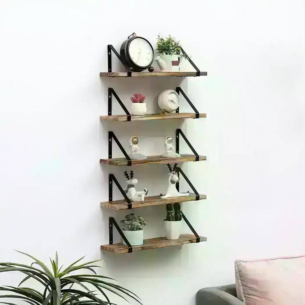 Levede Floating Shelf DIY Hanging Shelves Wall Mounted Storage Display 43*12cm