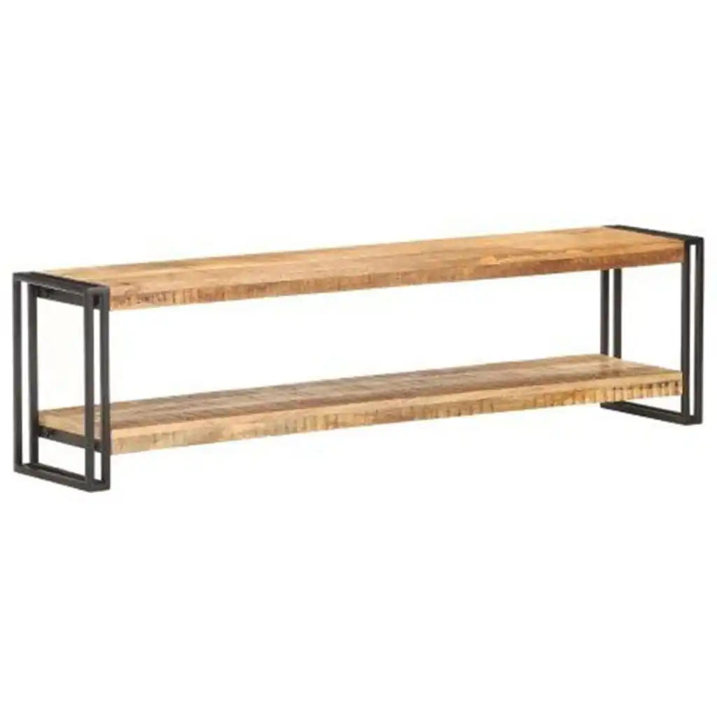 NNEVL TV Cabinet 150x30x40 cm Rough Mango Wood