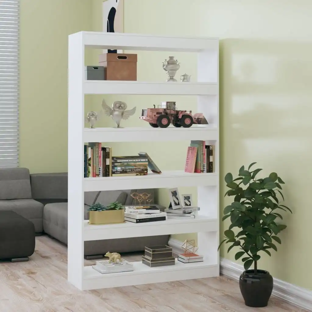 NNEVL Book Cabinet/Room Divider White 100x30x166 cm