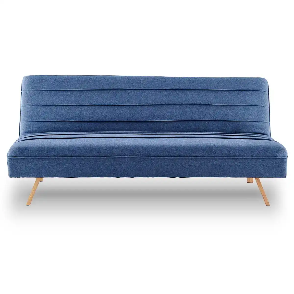 NNEDPE Sarantino 3 Seater Modular Linen Fabric Sofa Bed Couch  - Dark Blue