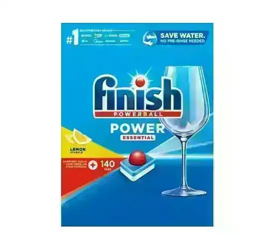 Finish Power Essential Lemon Box Sparkle Dishwasher Tablets 140 Pack