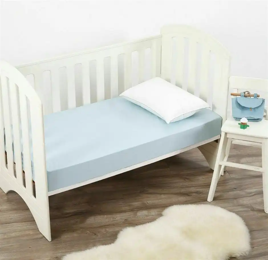 Dreamaker Cot Fitted Sheet - Blue