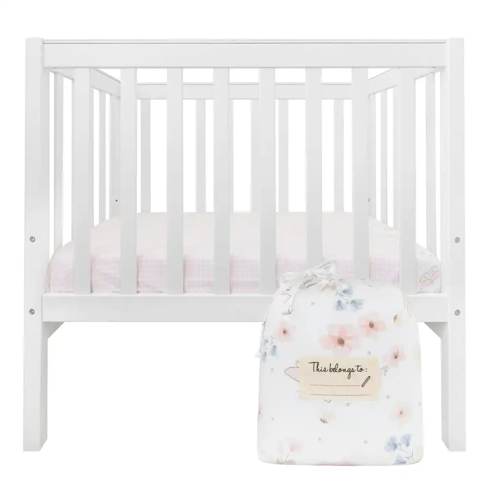 Living Textiles | Childcare Cot fitted Sheet Set - Butterfly Garden