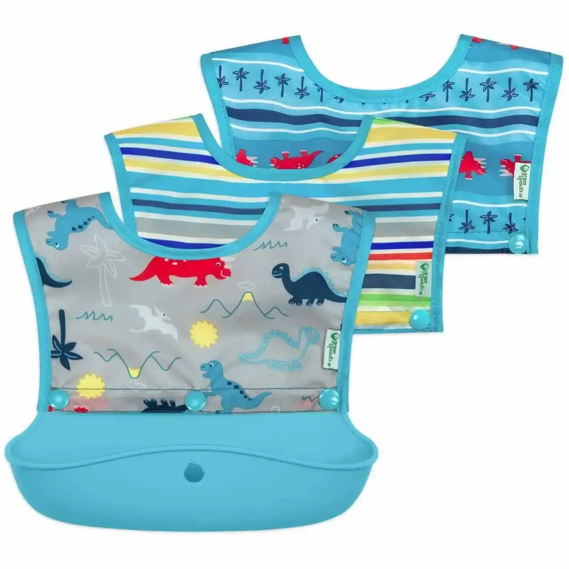 i.play Snap & Go Silicone Food-Catcher Bib 6-18mo