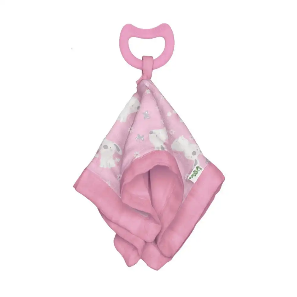 Snuggle Blankie Teether made from Organic Cotton - 3months+