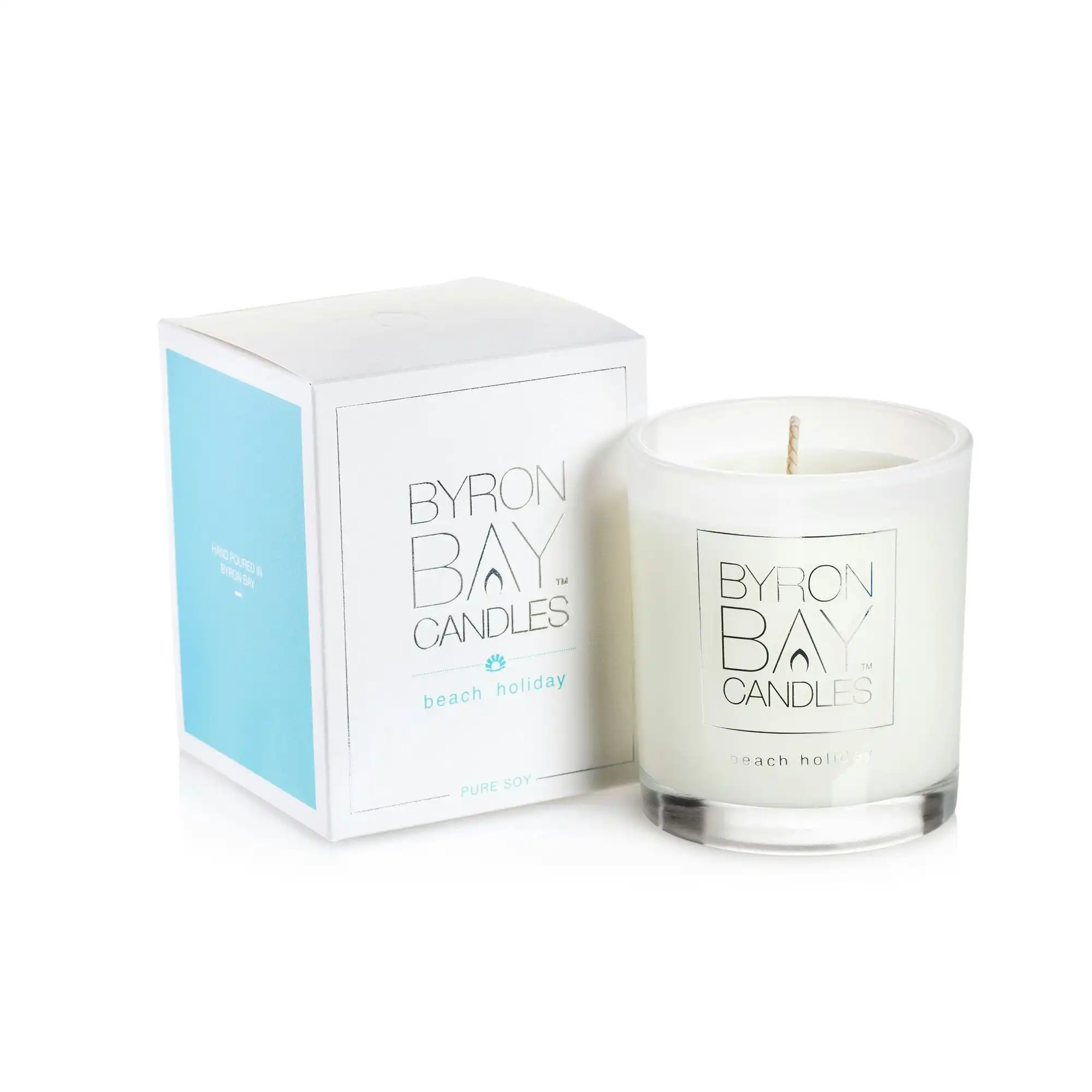 Byron Bay |  Beach Holiday Large 50 Hour Scented Pure Soy Candle