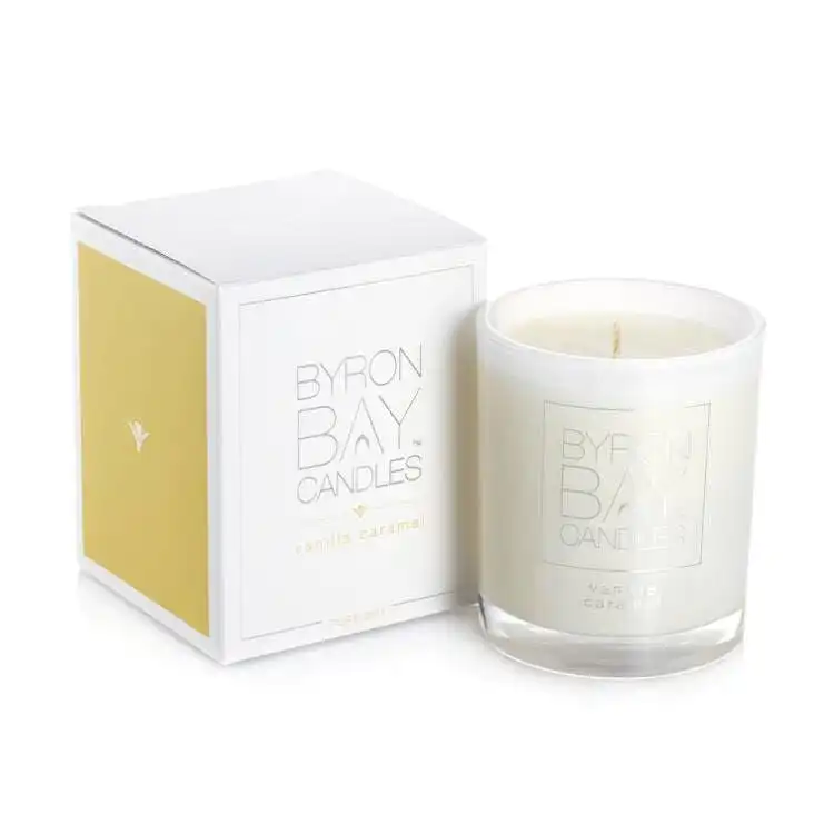 Byron Bay | Vanilla Caramel - Large 50 Hour Scented Pure Soy Candle