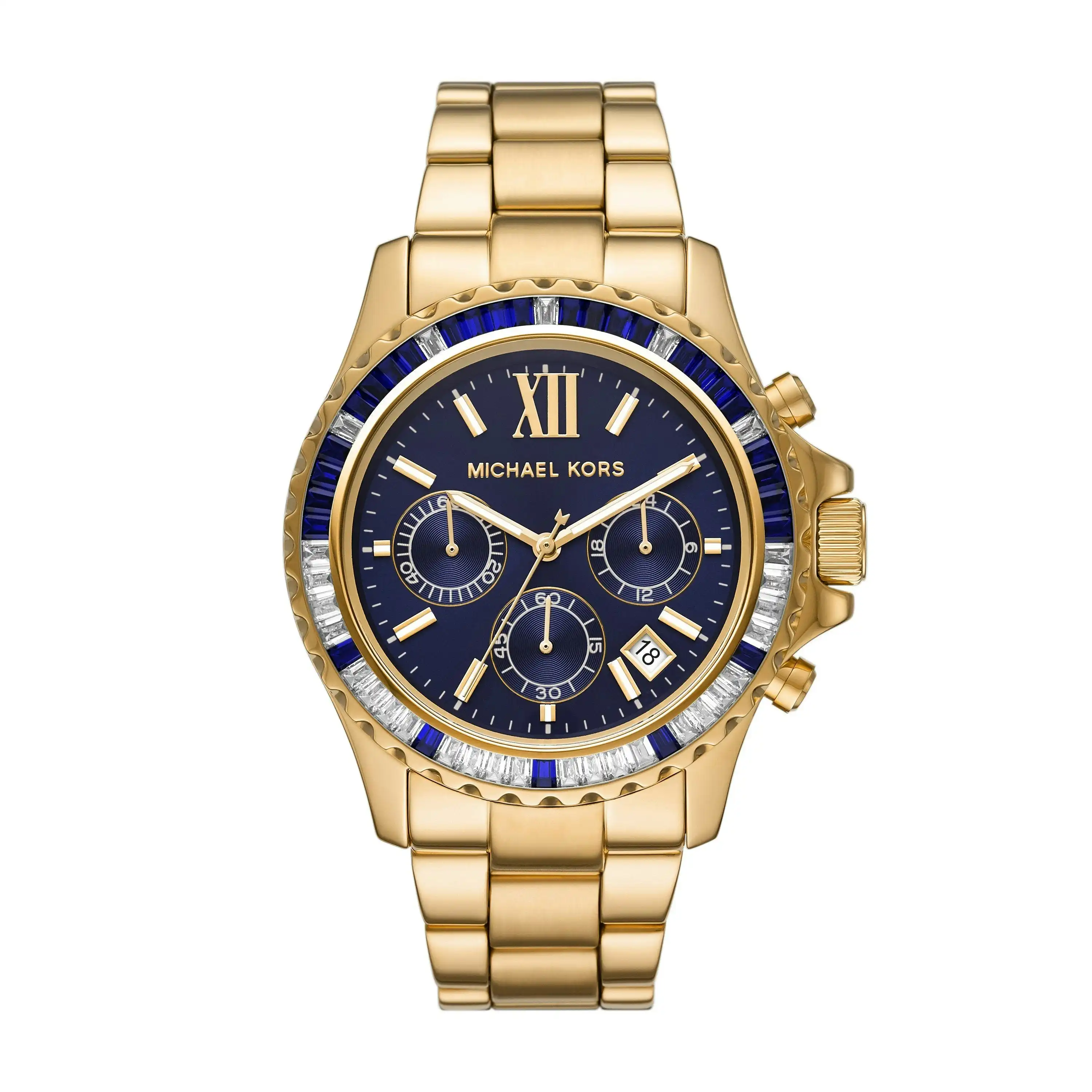 Michael Kors Everest Blue and Gold Women's Watch MK6971