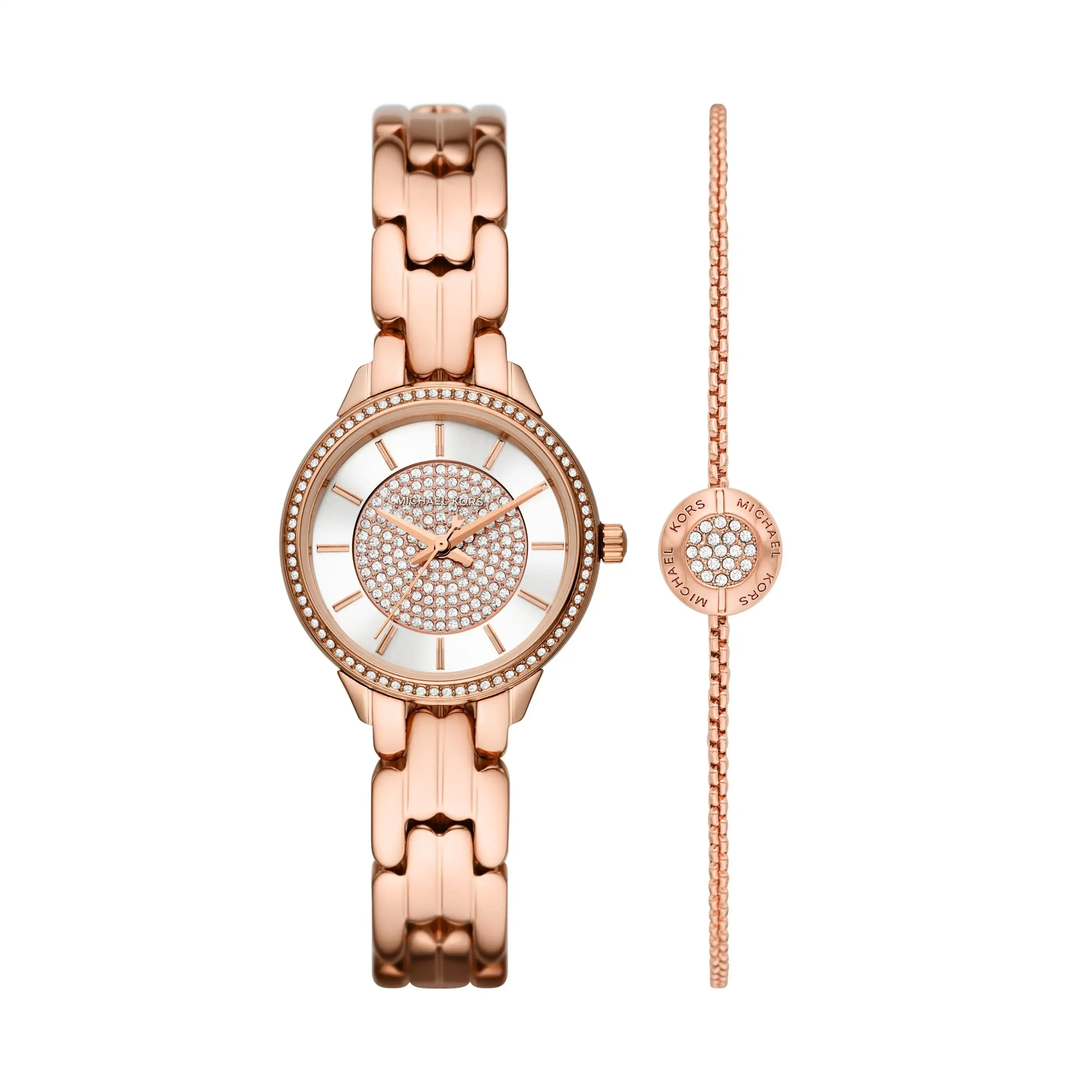 Michael Kors Allie Rose Gold Women's Watch Gift Set MK1039