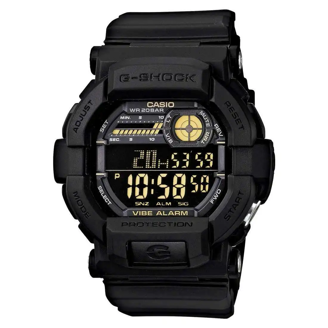 Casio G-Shock Black Digital Watch GD350-1B