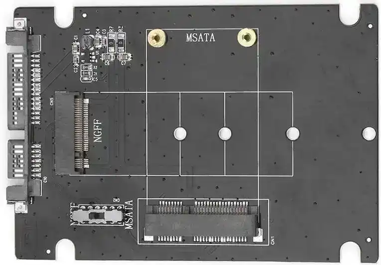 Simplecom SA207 mSATA + M.2 (NGFF) to SATA 2 In 1 Combo Adapter SA207