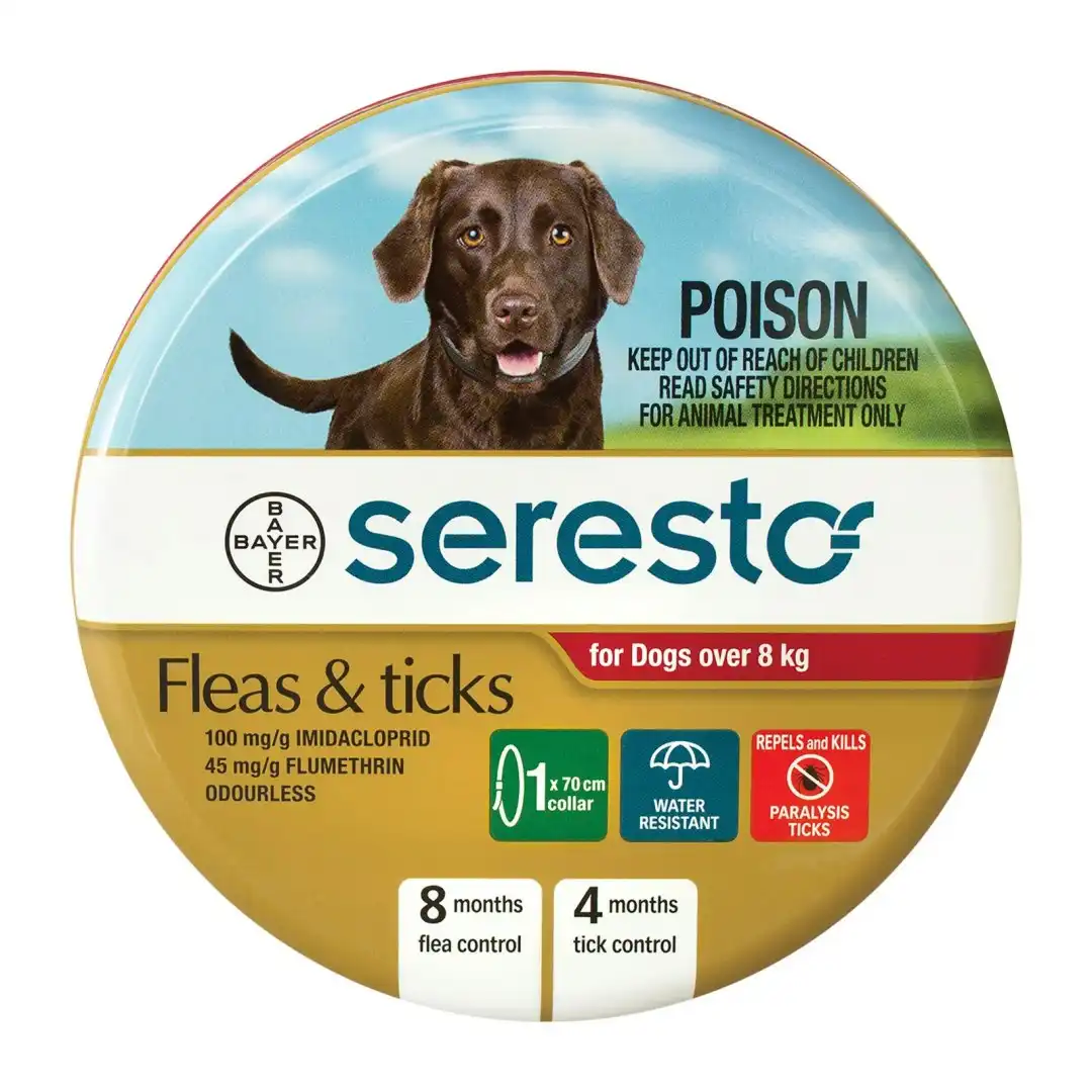 Bayer Seresto Flea and Tick Collar for Dogs over 8kg