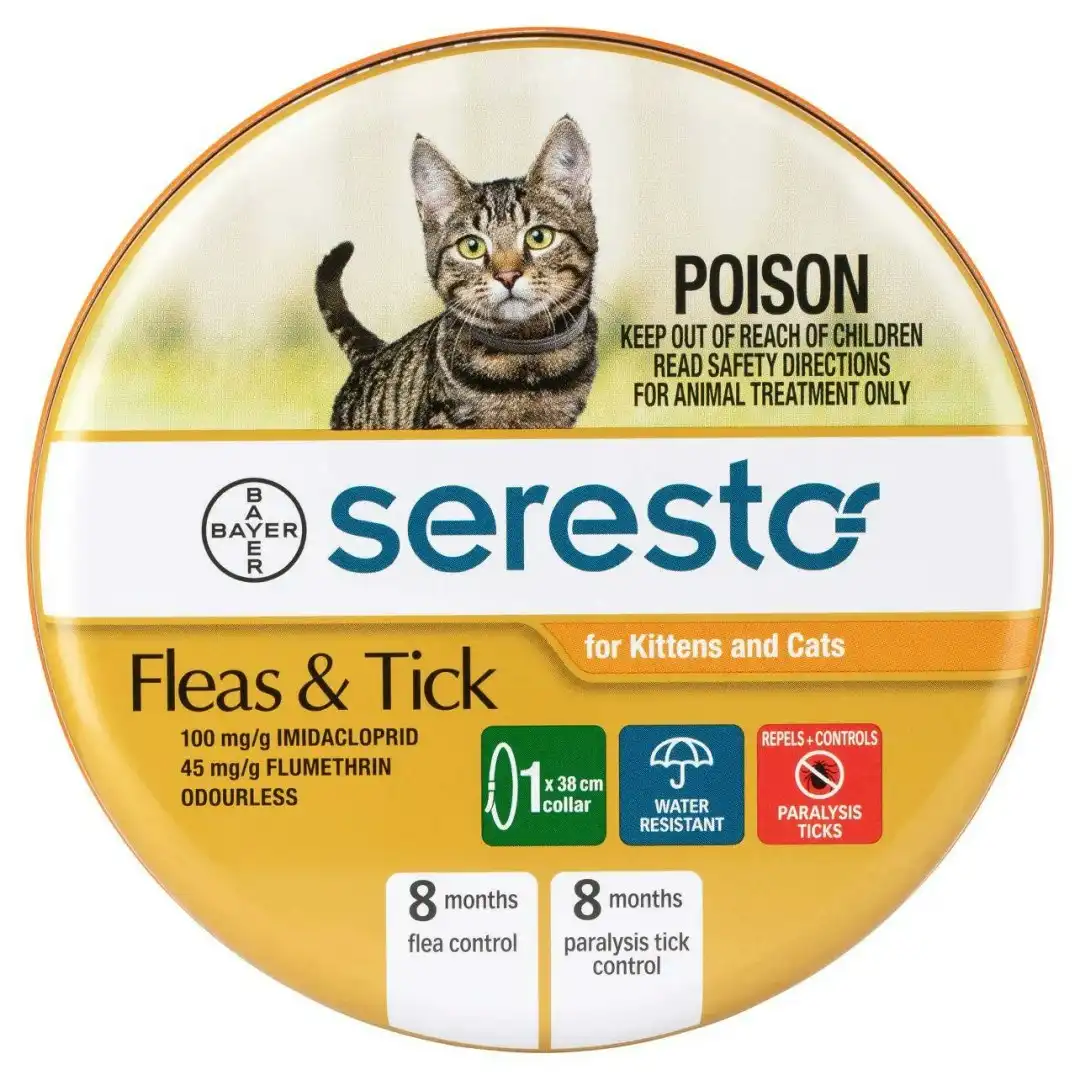Bayer Seresto Flea & Tick Cat & Kitten Collar