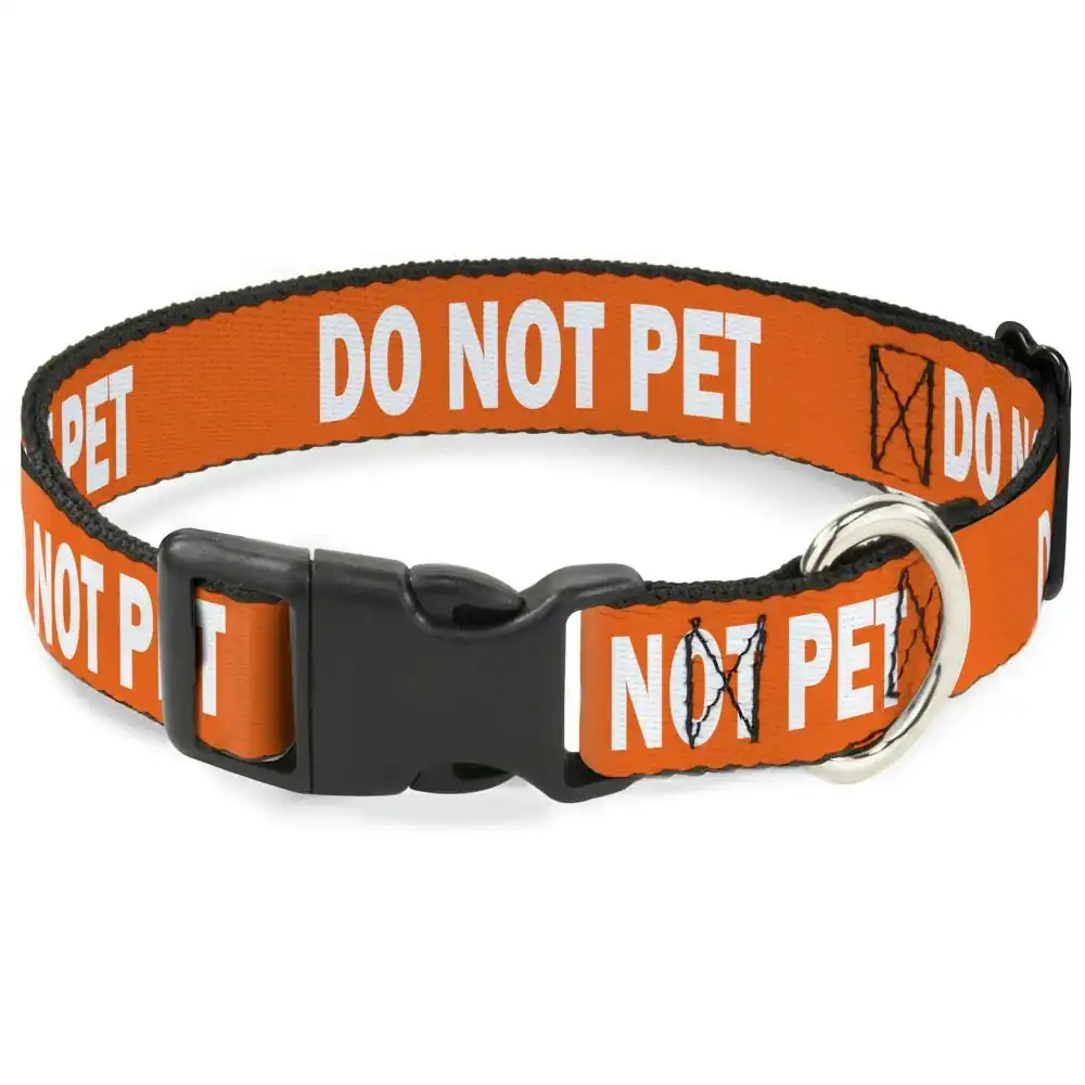 Buckle Down USA Dog Collar - 'Do Not Pet'