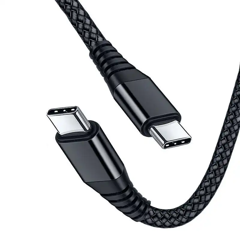 Type-C to USB-C 3.1 Male to Male Charging Cable | with Sync PD Type C to Type C Mac Pixel Samsung